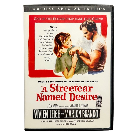A Streetcar Named Desire DVD 2-Disc Special Edition Leigh Brando - Picture 1 of 4